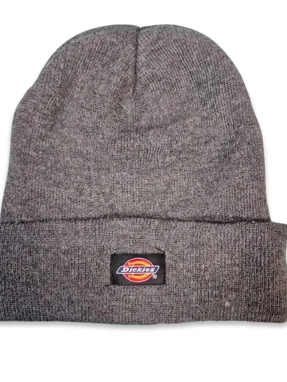 Dickies Gray Beanie Knit Skull Cap Cuffed Hat OSFM One Size Fits Most Acrylic